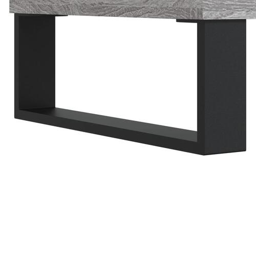 Skænk 69,5x34x90 cm konstrueret træ grå sonoma-eg