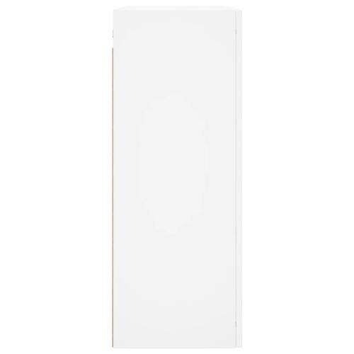 Væghængt skab 69,5x34x90 cm hvid