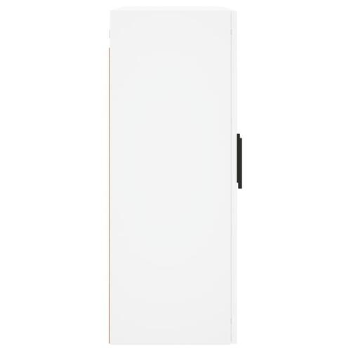 Væghængt skab 69,5x34x90 cm hvid