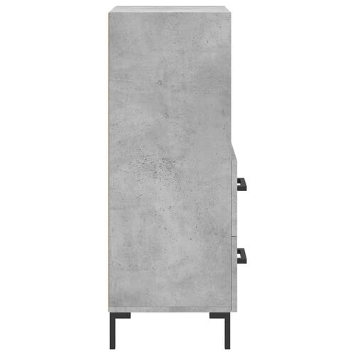 Skænk 34,5x34x90 cm konstrueret træ betongrå