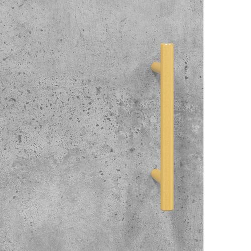 Vægskab 34,5x34x90 cm konstrueret træ betongrå