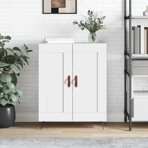 Skænk 69,5x34x90 cm konstrueret træ hvid