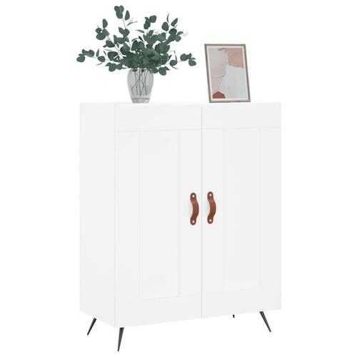 Skænk 69,5x34x90 cm konstrueret træ hvid