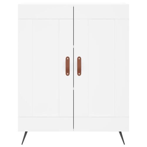 Skænk 69,5x34x90 cm konstrueret træ hvid