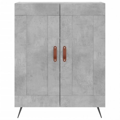 Skænk 69,5x34x90 cm konstrueret træ betongrå