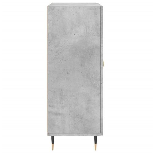 Skænk 69,5x34x90 cm konstrueret træ betongrå