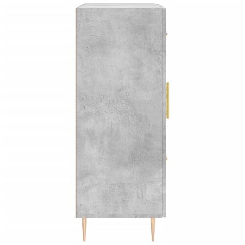 Skænk 69,5x34x90 cm konstrueret træ betongrå