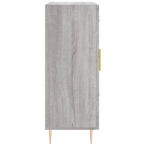 Skænk 69,5x34x90 cm konstrueret træ grå sonoma-eg