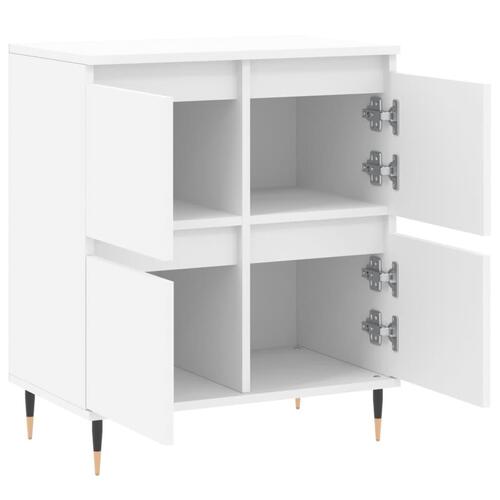 Skænk 60x35x70 cm konstrueret træ hvid