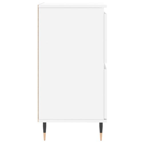 Skænk 60x35x70 cm konstrueret træ hvid