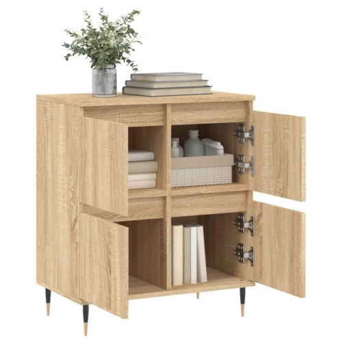 Skænk 60×35×70 cm i konstrueret træ - sonoma-eg