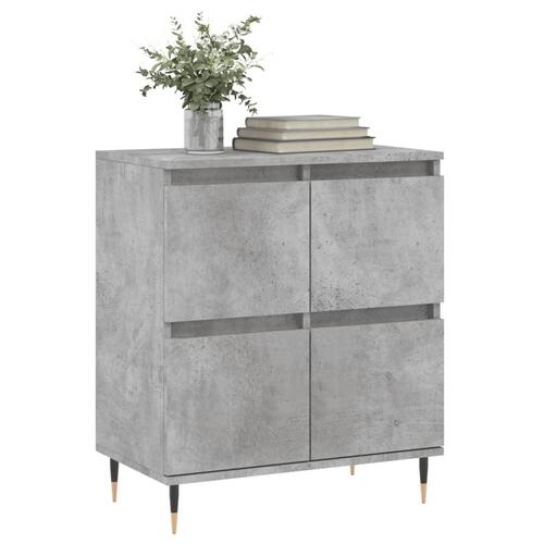 Skænk 60x35x70 cm konstrueret træ betongrå