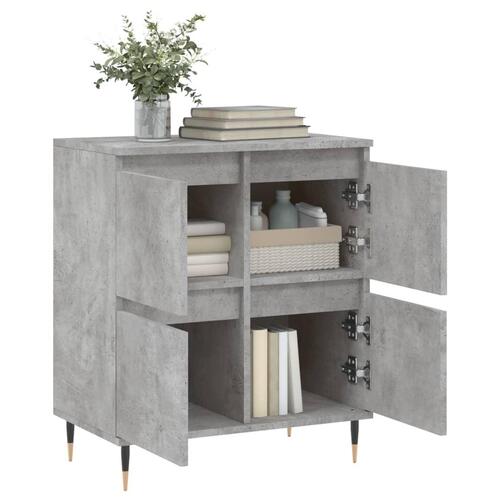 Skænk 60x35x70 cm konstrueret træ betongrå