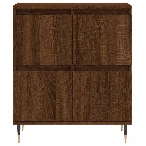 Skænk 60x35x70 cm konstrueret træ brun egetræsfarve
