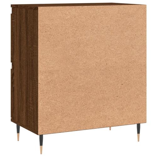 Skænk 60x35x70 cm konstrueret træ brun egetræsfarve