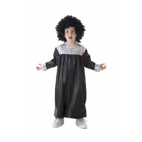 Kostume til børn Gospel Sølvfarvet Sort (1 Dele) 3-5 år