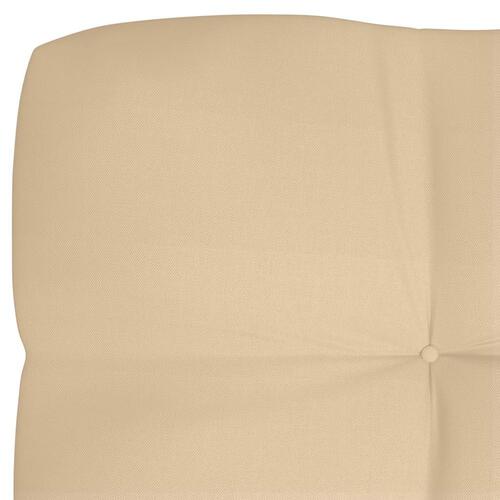 Hynde til pallesofa 120x40x10 cm beige (OUTLET A)