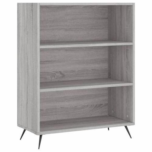 Højskab 69,5x34x180 cm konstrueret træ grå sonoma-eg