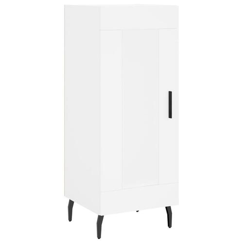 Skab 34,5x34x180 cm konstrueret træ hvid