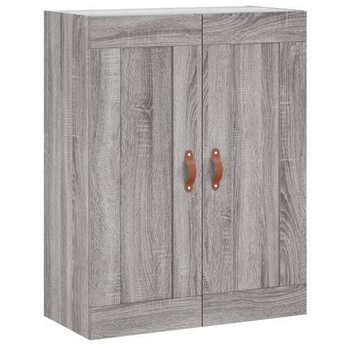 Højskab 69,5x34x180 cm konstrueret træ grå sonoma-eg