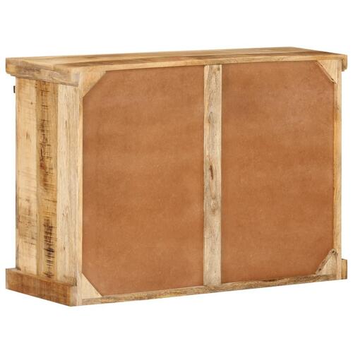Skænk 80x30x55 cm massivt ru mangotræ