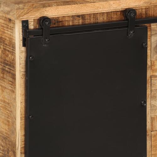 Skænk 80x30x55 cm massivt ru mangotræ