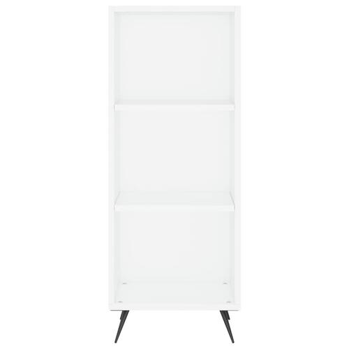 Skab 34,5x34x180 cm konstrueret træ hvid