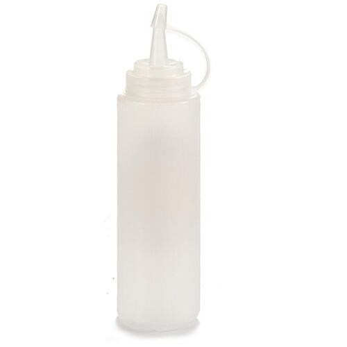 Glas til dressing Gennemsigtig Plastik 200 ml (12 enheder)
