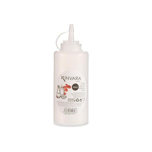 Glas til dressing Gennemsigtig Plastik 400 ml (12 enheder)