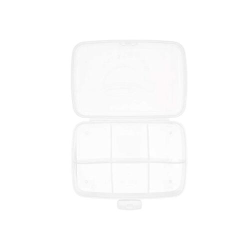 Kasse med rum Gennemsigtig Plastik 21,5 x 8 x 14,6 cm (12 enheder)