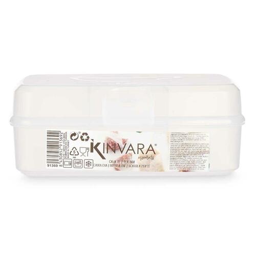Kasse med rum Gennemsigtig Plastik 21,5 x 8 x 14,6 cm (12 enheder)