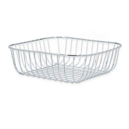 Frugtskål Kinvara CN-W7267-2 CHROME Sølvfarvet Metal 30 x 9 x 30 cm (6 enheder)