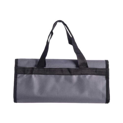 Indkøbsvogn Foldbar Med hjul 32 x 15 x 63 cm Grå (6 enheder)