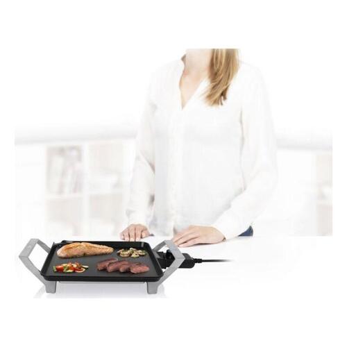 Princess stengrill 28 x 28 cm - justerbar bordgrill, 1.500 W, hvid/sort
