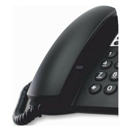 Haeger HG-1020 fastnettelefon - håndfri, 10 hukommelser, sort