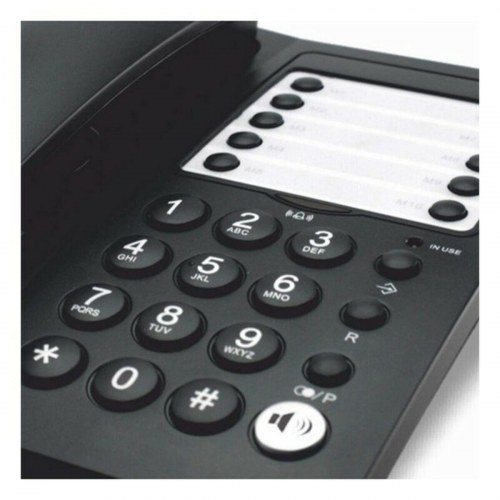 Haeger HG-1020 fastnettelefon - håndfri, 10 hukommelser, sort