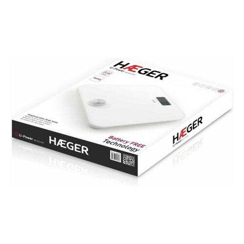 Digital badevægt Haeger BS-DIG.011A Hvid 180 kg