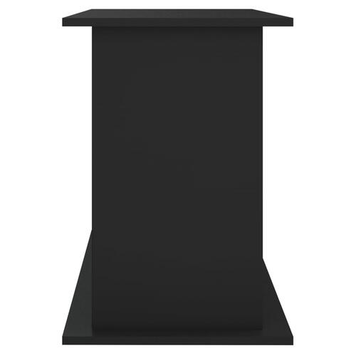 Akvariebord 101x41x58 cm konstrueret træ sort