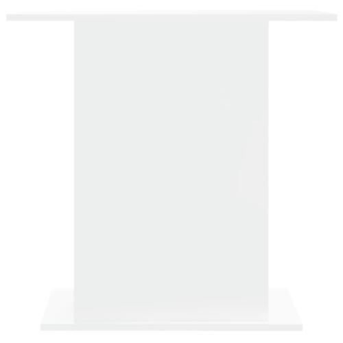 Akvariebord 75x36x72,5 cm konstrueret træ hvid
