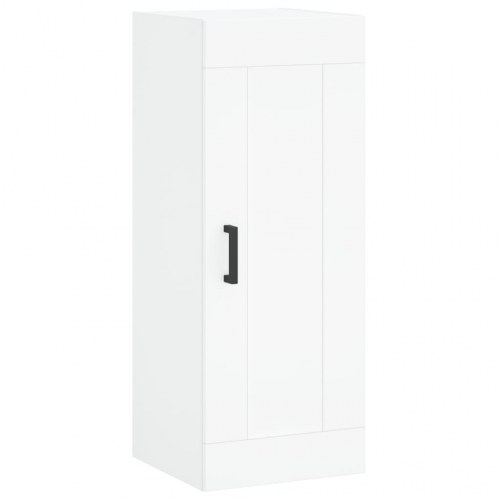 Skab 34,5x34x180 cm konstrueret træ hvid