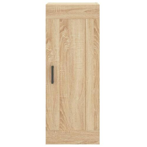 Skab 34,5x34x180 cm konstrueret træ sonoma-eg