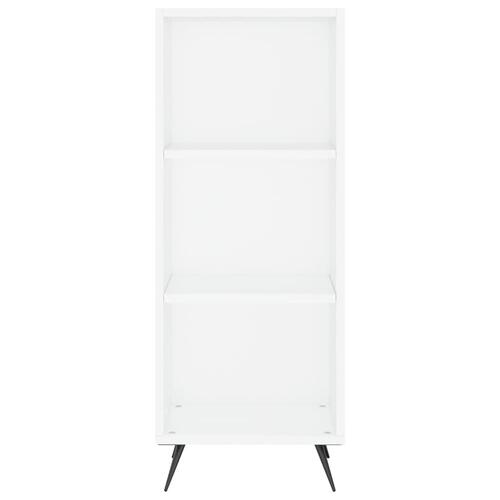 Skab 34,5x34x180 cm konstrueret træ hvid