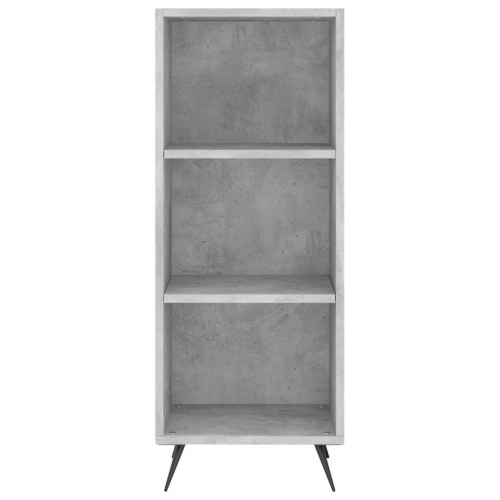 Skab 34,5x34x180 cm konstrueret træ betongrå