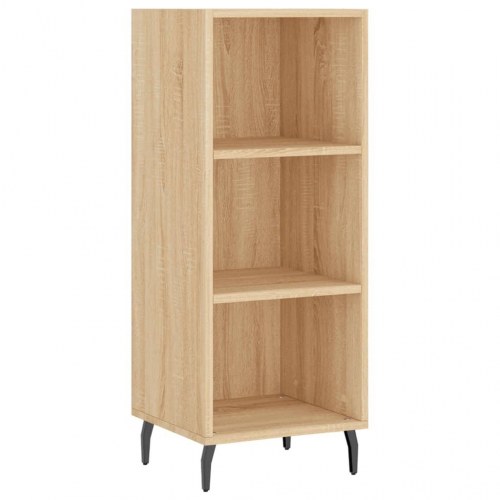 Højskab/skænk 34,5×34×180 cm i konstrueret træ - sonoma eg