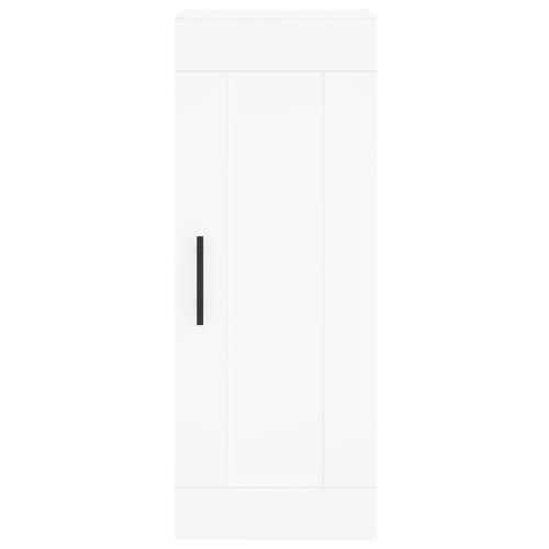 Skab 34,5x34x180 cm konstrueret træ hvid
