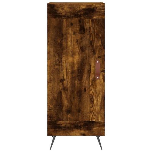 Skab 34,5x34x180 cm konstrueret træ røget egetræ