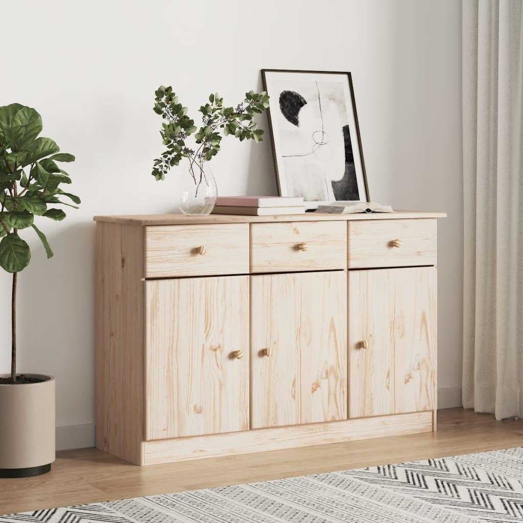 Skænk ALTA 112x35x73 cm massivt fyrretræ