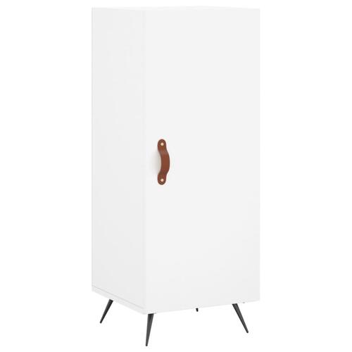 Skab 34,5x34x180 cm konstrueret træ hvid