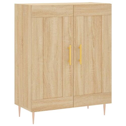 Højskab 69,5x34x180 cm konstrueret træ sonoma-eg
