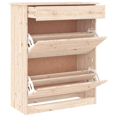 Skoskab ALTA 77x35x96 cm massivt fyrretræ